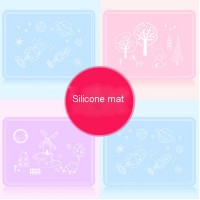 Europe cute style food grade silicone kitchen table mat cushion heat resistance for kid student