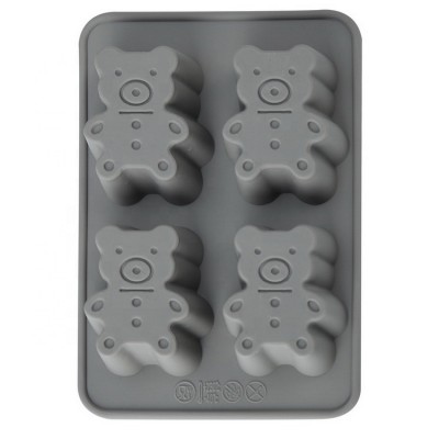 4 Cativies Bear Shape DIY Silicone Baking Cake Candy Chocolate Mould