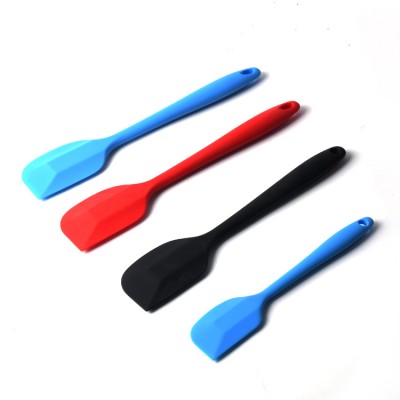 mini spatula  non stick heat resistant kitchen pastry baking silicone spatula for kids