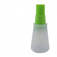 Easy Clean Silicone Oil Brush/Silicone Basting Brush wih container