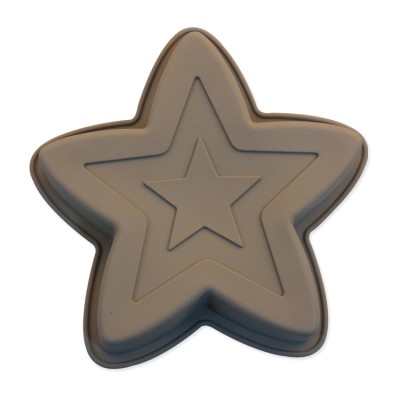 big star shape Silicone Baking Mat Chocolate Candy Molds Making Cake Muffin Cupcake