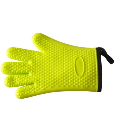 Silicone Kitchen Oven Mitts Heat Resistant Silicone Cotton BBQ Oven Glove