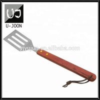 High Quality Stainless Steel BBQ Spatula with Wooden Handle UJ-W016