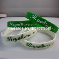 100% Non-toxic OEM silicone bracelet/ Personalized silicone bracelet/ Custom cheap bracelet