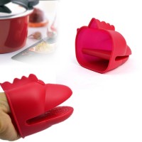 Lovely Design Finger Shape Silicone 0ven Mitts For Oven Cooking