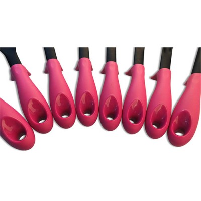 KG001D~KG008D Manufacturer nylon 8pcs kitchen utensils set/kitchen tools with support