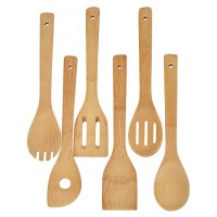 Eco-friendly Bamboo Spatula Bamboo Cookware Set Kitchen Accessories Tool Utensil Cooking Set