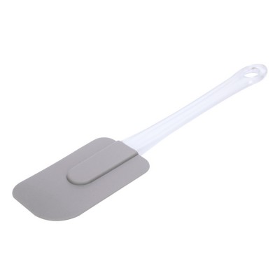 Heat Resistant Flexible FDA Colorful Baking Pastry Cake Tools Non stick butter Silicone Spatula with a transparent handle