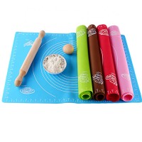 25.6x17.7"Non-Stick Baking Mat Silicone Sheet with Scale Heat-Resistant 65x45cm Kneading pad (5 Various Size )