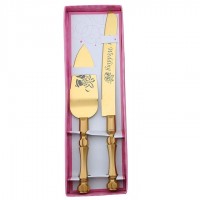 Yangjiang Factory, Set 2, Non-stick cake set with gold coating handle