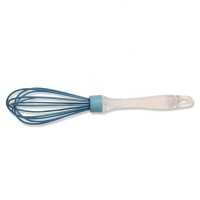 11 Inches Plastic Handle Silicone Wire Egg Beater Egg Whisk